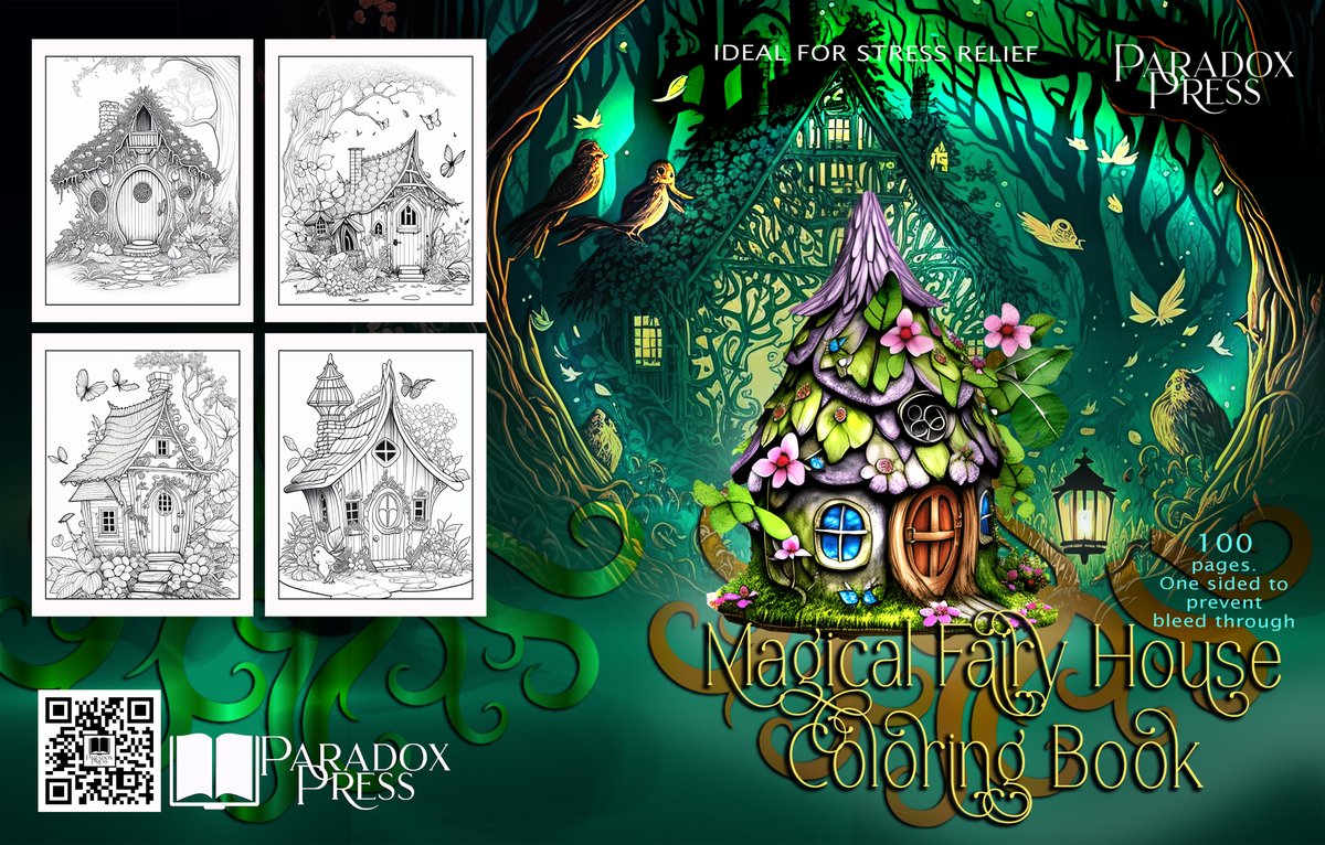 PattiRoberts7's tweet image. Enter the world of fairies &amp;amp; magic! 🧚‍♀️#Magical Fairy House Coloring Book — 100 pages of peaceful, whimsical fun. unique pages of fantasy charm. Perfect for tweens &amp;amp; adults who love to color &amp;amp; unwind. 💫 #ColoringForAdults #FairyArt #StressRelief amzn.to/48sa9iR