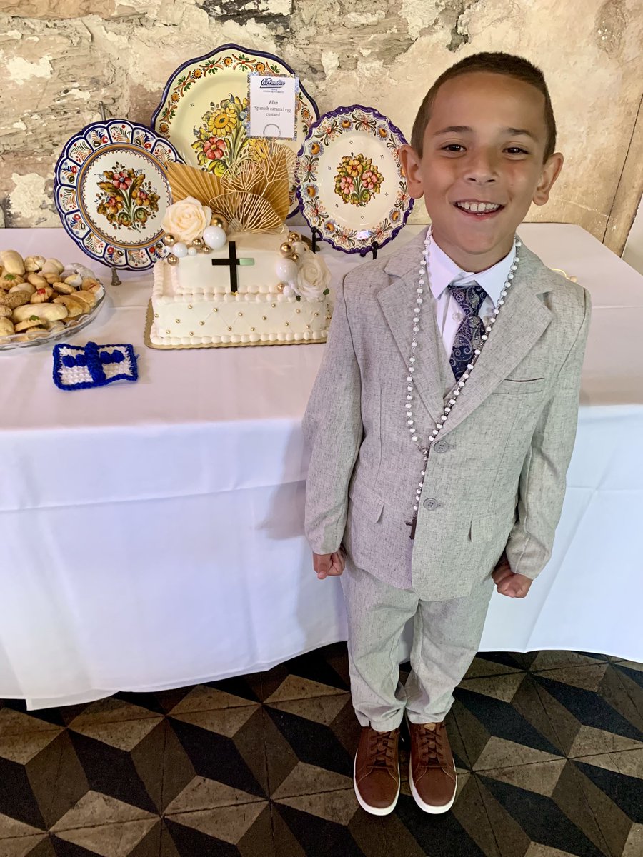 BSN_CoachLo's tweet image. So proud of my little man on his first Holy Communion ✝️ today! Life is good and we are #blessed for sure!!