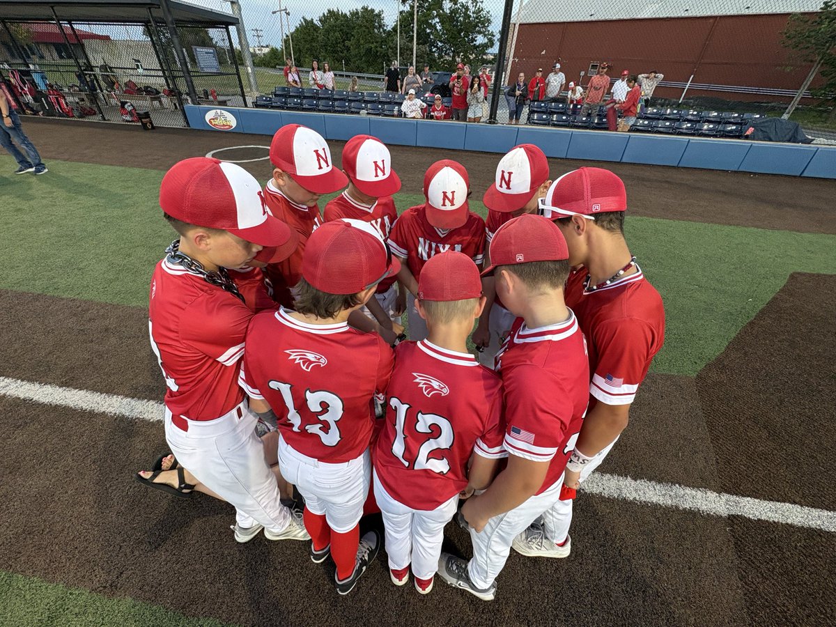 BrandonBurk6's tweet photo. Another fun weekend For Nixa Baseball 13U Red at @BOAbaseball for the GMB Dinger de Mayo. We came home with the championship after a hard fought day of bracket play. Really proud of this group. We have some great baseball players and young men! @NixaBaseball https://t.co/iUHG9ZmWRT