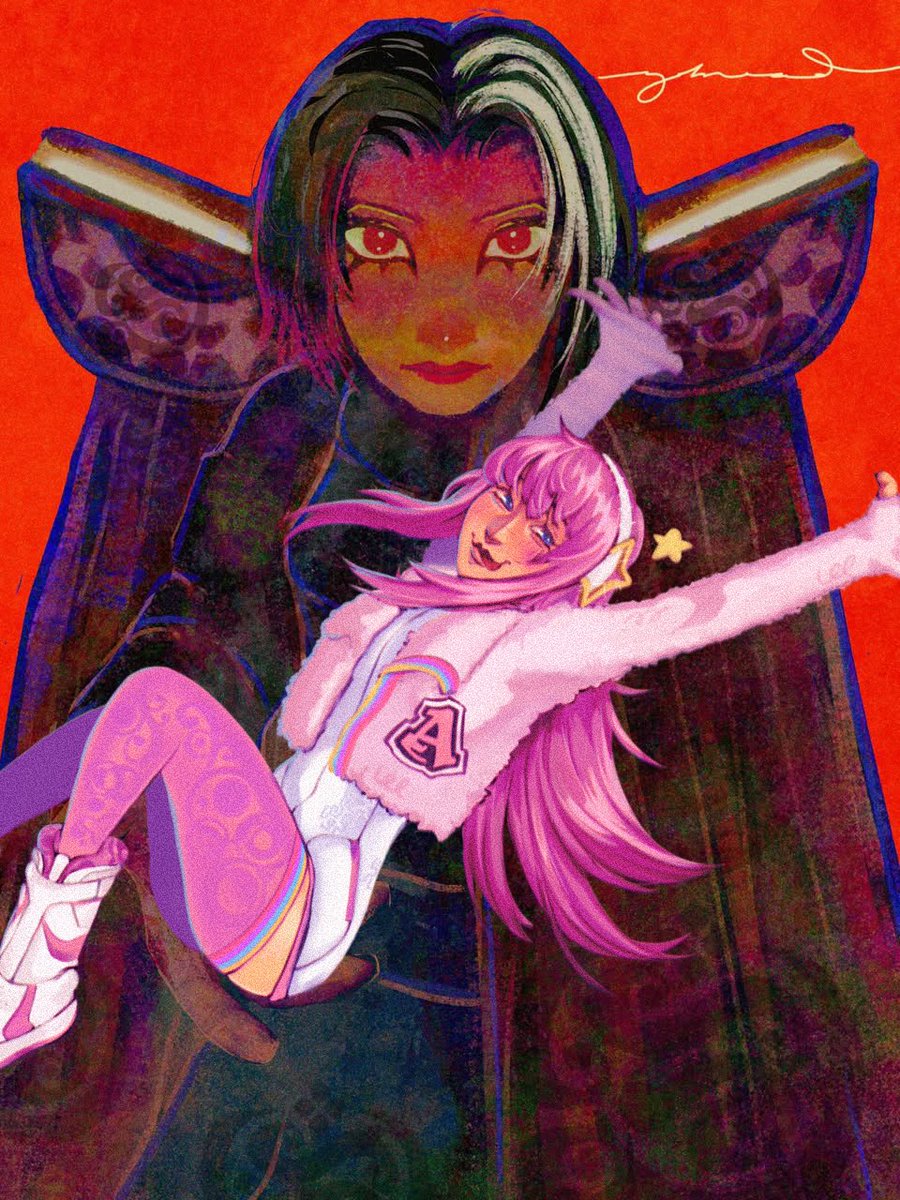 charzumi's tweet photo. art collab but we didn't know who the other person was gonna draw #crk #aitsf https://t.co/SXy6TT4Ds7