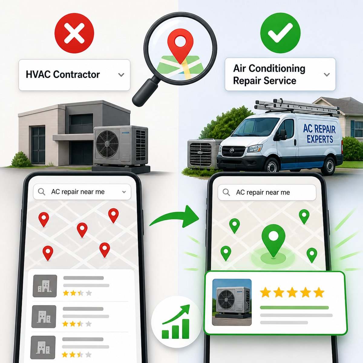 Nida1122334455's tweet photo. 📍 Local SEO Tip #1
Your business category matters A LOT.
Don’t choose general ❌
Choose specific ✅
👉 “Air Conditioning Repair Service” > “HVAC Contractor”
Why?
Because Google ranks based on what people search.
Be specific = More visibility 🚀
#LocalSEO #SEOTips #GoogleBusiness https://t.co/WzN3TED2N9
