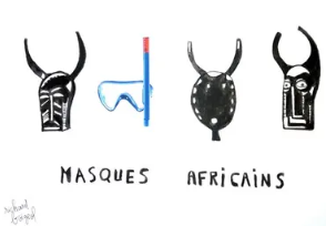 manuelmalvo's tweet image. Máscaras africanas de Richard Begoil.
#arte #elartequenuncapudehacer