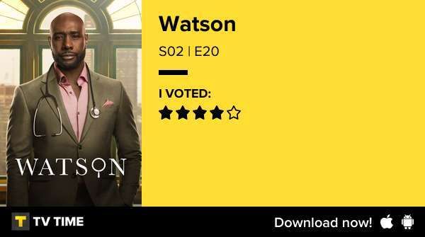 hershey_bar22's tweet image. Just watched #WatsonCBS s2e20 The Cobalt Fissure. I'm going to miss this show. 😭 #tvtime