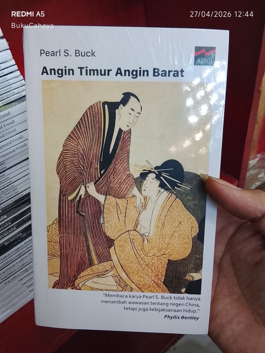 CahayaBookstore's tweet image. Angin Timur Angin Barat 

Pearl S. Buck
Narasi
276 hlm
segel, original

Rp. 63.000 saja

#bukucahaya 👈 klik utk buku lain
wa:0813-5995-4266

#novel #sastra