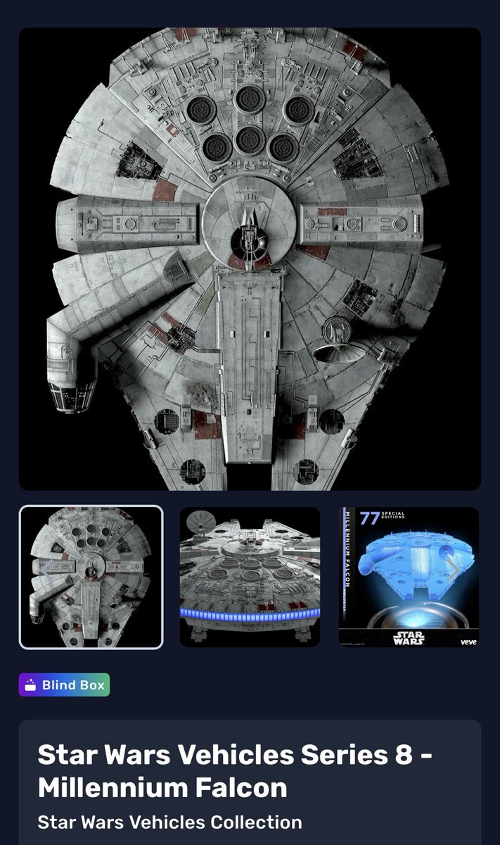 Fro_Clover's tweet photo. 🚨I can’t believe I’m doing this… but I feel like I should have a go at this Millennium Falcon Bounty as well.

I will be offering up for trade 3 Elektras …. Yes, “3” Elektras for the SE Mint # 67. ***deep breath*** I said I would be strong. 

I’m taking a huge risk here 😩

My DMs are open.  (Will consider going up to 4 Elektras, but not 5 ) Absolutely NOT 5‼️

I know what I have… please DM me. 😊🙏

#VeVe