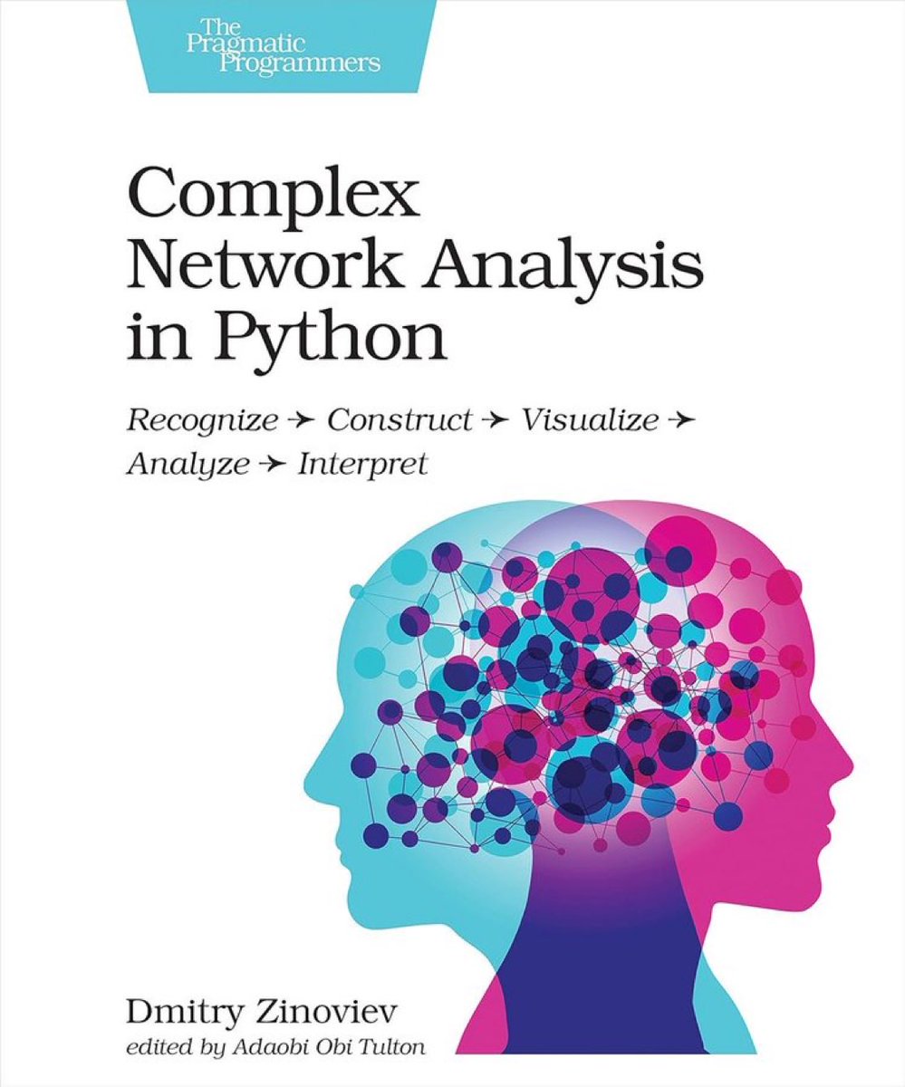 KirkDBorne's tweet image. Complex Network Analysis in Python — Recognize • Construct • Visualize • Analyze • Interpret: amzn.to/2Rw8ZKL
——————
#DataScientist #DataScience #AI #Semantic #ML #MachineLearning #LinkedData #GraphDB #NetworkScience #DataStorytelling