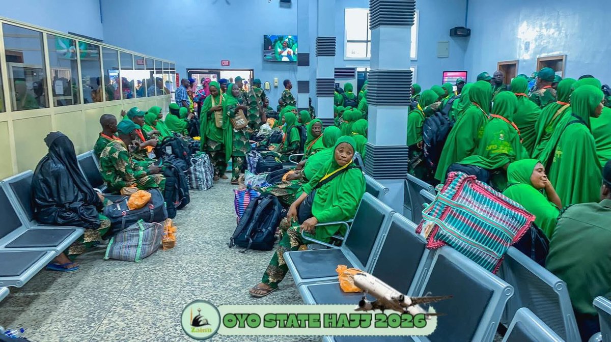 MadamDearestt's tweet photo. Today, May 4,Air Peace flight departed Lagos to Madinah at 01:41hrs conveying 315 pilgrims from Oyo State (155 males and 160 females). This brings the total number of pilgrims airlifted so far to 2,111 across five completed flights.
Source: @nigeriahajjcom #hajj2026 https://t.co/5Fcm1pgckH