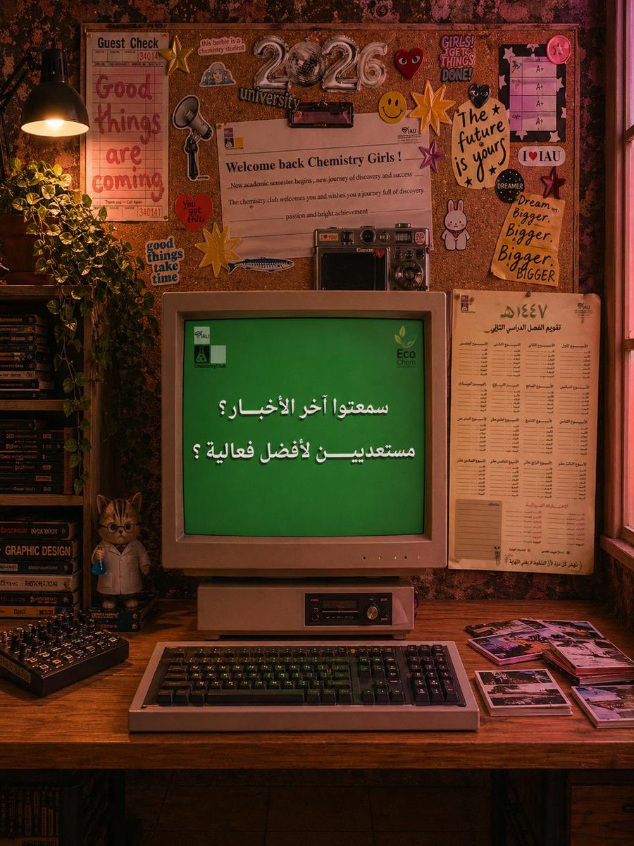 Chemclub_IAU_'s tweet photo. سمعتوا آخر الأخبار 🌱؟ https://t.co/E8tAv6ij5P