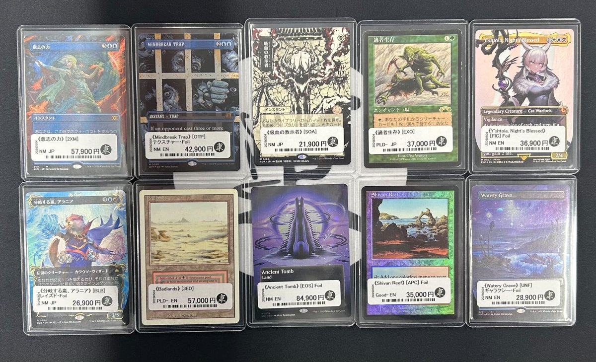 mtg 超稀少 銀幕FOIL ショーケース とっつぁん ltc ✨ショーケース入荷✨ 只今写真のカード達を最新入荷ショーケースに