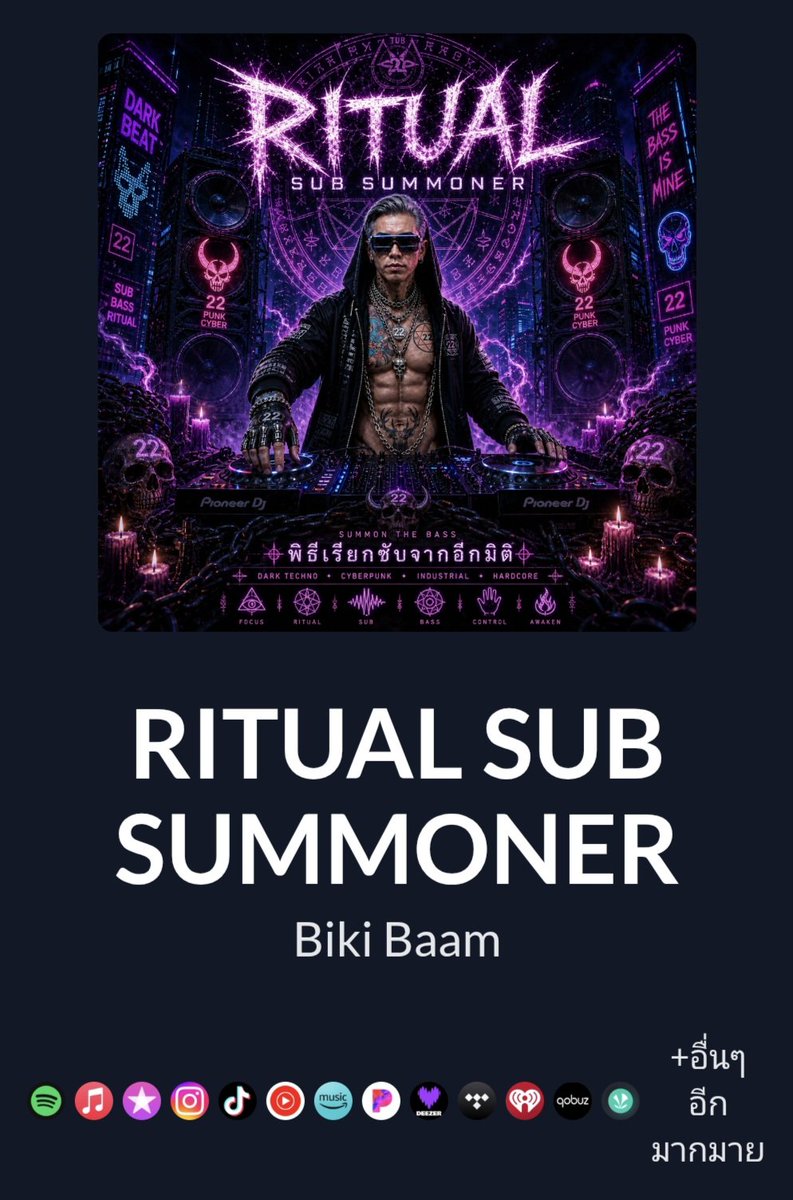 kookkaicartoon's tweet image. RITUAL SUB SUMMONER
Dark Ritual Bass | Sub Bass EDM | Occult Trap | Industrial Electro
#EDM #ElectronicMusic #DanceMusic #EDM2026 #FestivalMusic #DJMix #ClubMusic #Rave #BigRoom #Techno #HouseMusic #Trance #BassMusic #WorkoutMusic #PartyMusic #ViralMusic #TrendingMusic