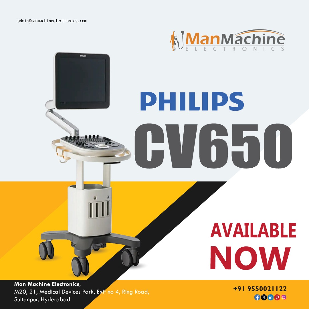 manmachineelect's tweet photo. 🔍 PHILIPS CV650 – Available Now! 
Reliable, high-performance ultrasound for precise diagnostics

📞 +91 9550021122
💬 https://t.co/NaopIAstyp

#PhilipsCV650 #Ultrasound #MedicalEquipment #Diagnostics #Healthcare #HealthcareTech #ManMachineElectronics #UltrasoundSystem https://t.co/Im2YViYy8H