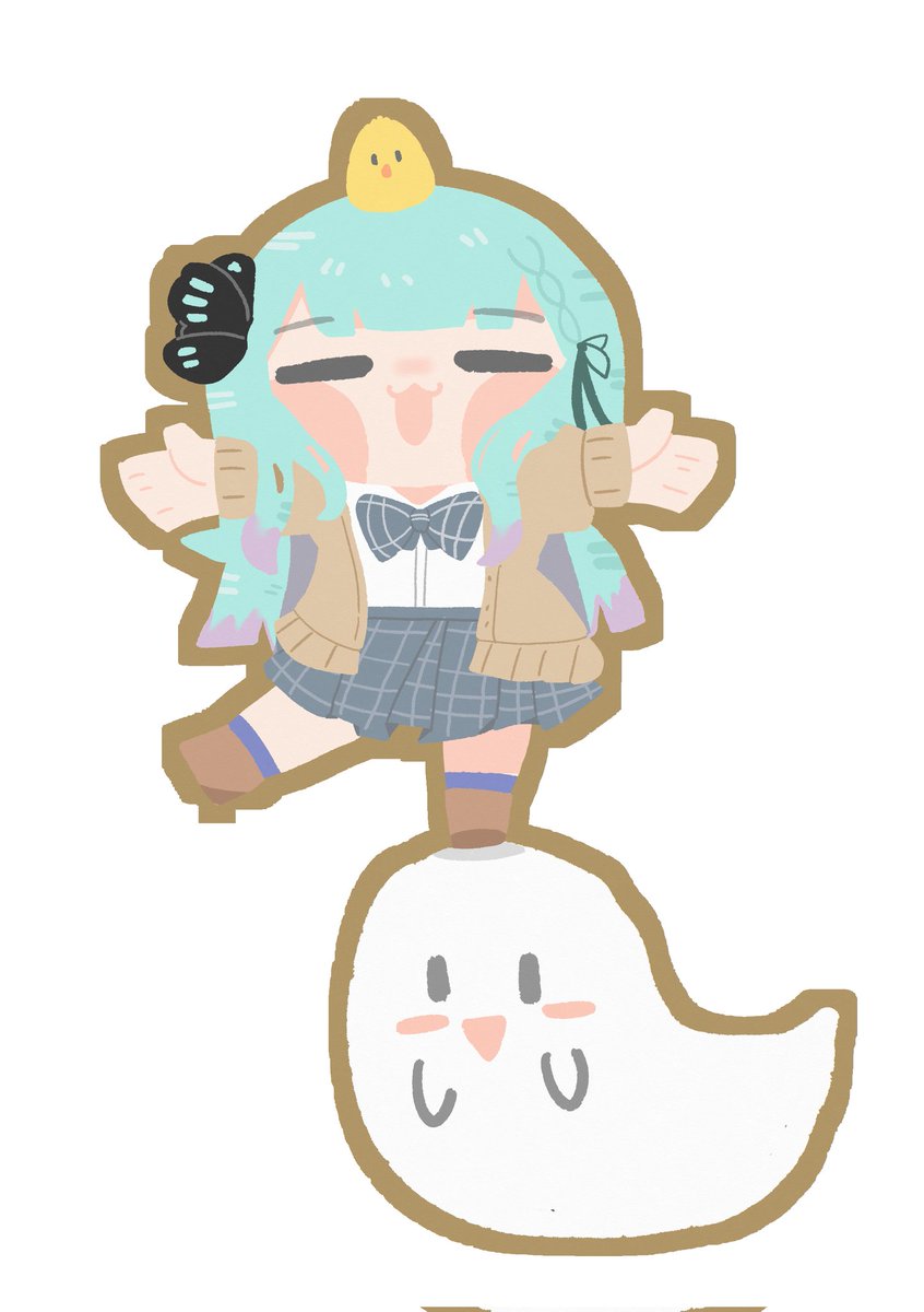 おじサン☀主線なしデフォルメ系イラストレーター tweet media
