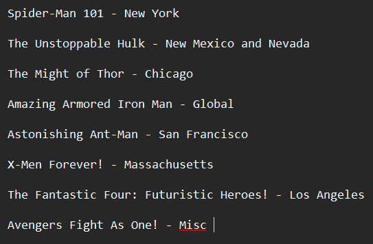 SecretScrapV2's tweet image. Where my Marvel concepts would take place so they dont clutter up New York
#Marvel #MarvelComics #Marvel_Comics #Spiderman #Spider_Man #Hulk #IronMan #Iron_Man #XMen #X_Men #Avengers #FantasticFour #Fantastic_Four