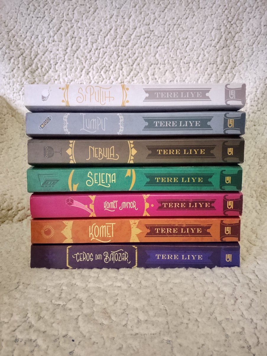 jstttmychmbrrrr's tweet image. [PRELOVED] Novel Bumi Series by Tere Liye 100% Ori 📚✨️
Harga 55k, kondisi masih mulus, cuma agak kekuningan karena usia. Semua judul masih ready yaa 🫶✨️ Minat langsung komen or DM.

#preloved #prelovednovel #bumiseries #zonauangㅤ