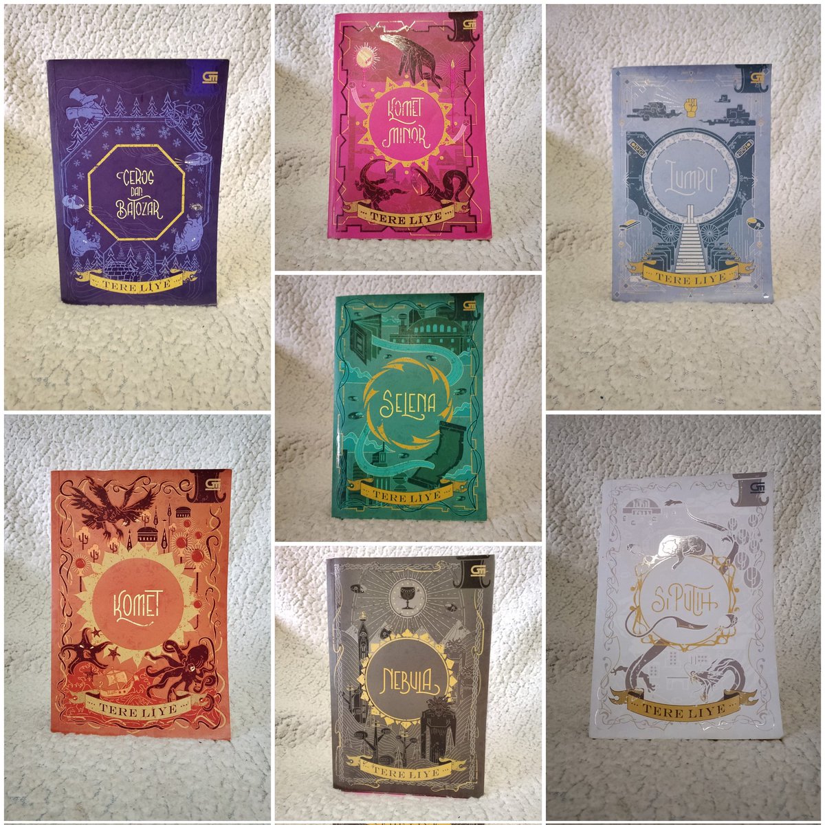 jstttmychmbrrrr's tweet image. [PRELOVED] Novel Bumi Series by Tere Liye 100% Ori 📚✨️
Harga 55k, kondisi masih mulus, cuma agak kekuningan karena usia. Semua judul masih ready yaa 🫶✨️ Minat langsung komen or DM.

#preloved #prelovednovel #bumiseries #zonauangㅤ
