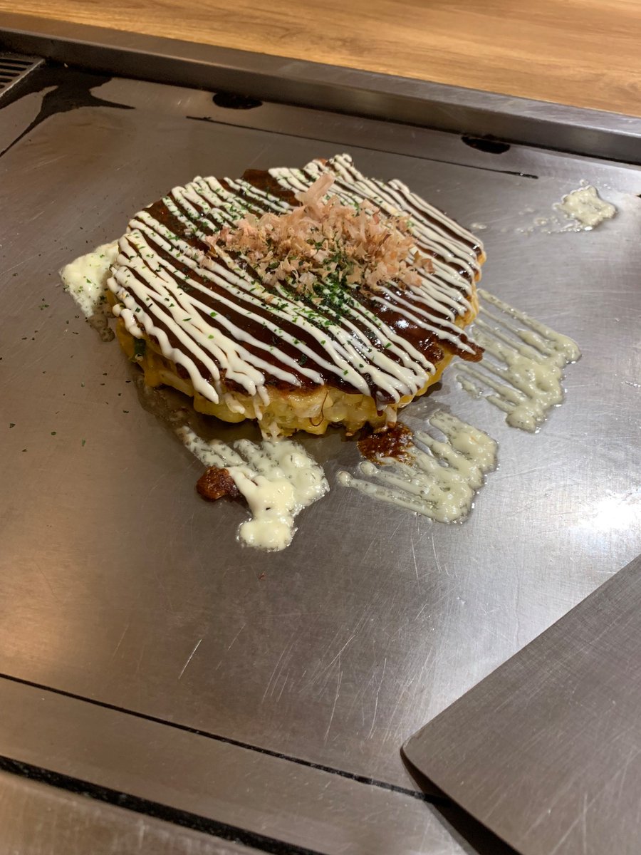 ってことで！お好み焼き、食べたので帰りますwww😂