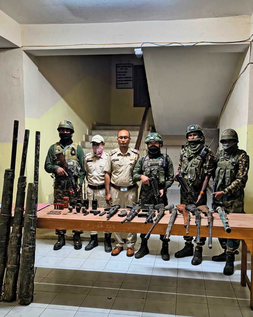 official_dgar's tweet image. WEEKLY SUMMARY: COORDINATED OPERATIONS YIELD MAJOR RECOVERIES ACROSS MANIPUR

#AssamRifles, in close coordination with Manipur Police, conducted focused intelligence-based operations during the week (26 April – 02 May 2026), delivering significant blows to insurgent networks in