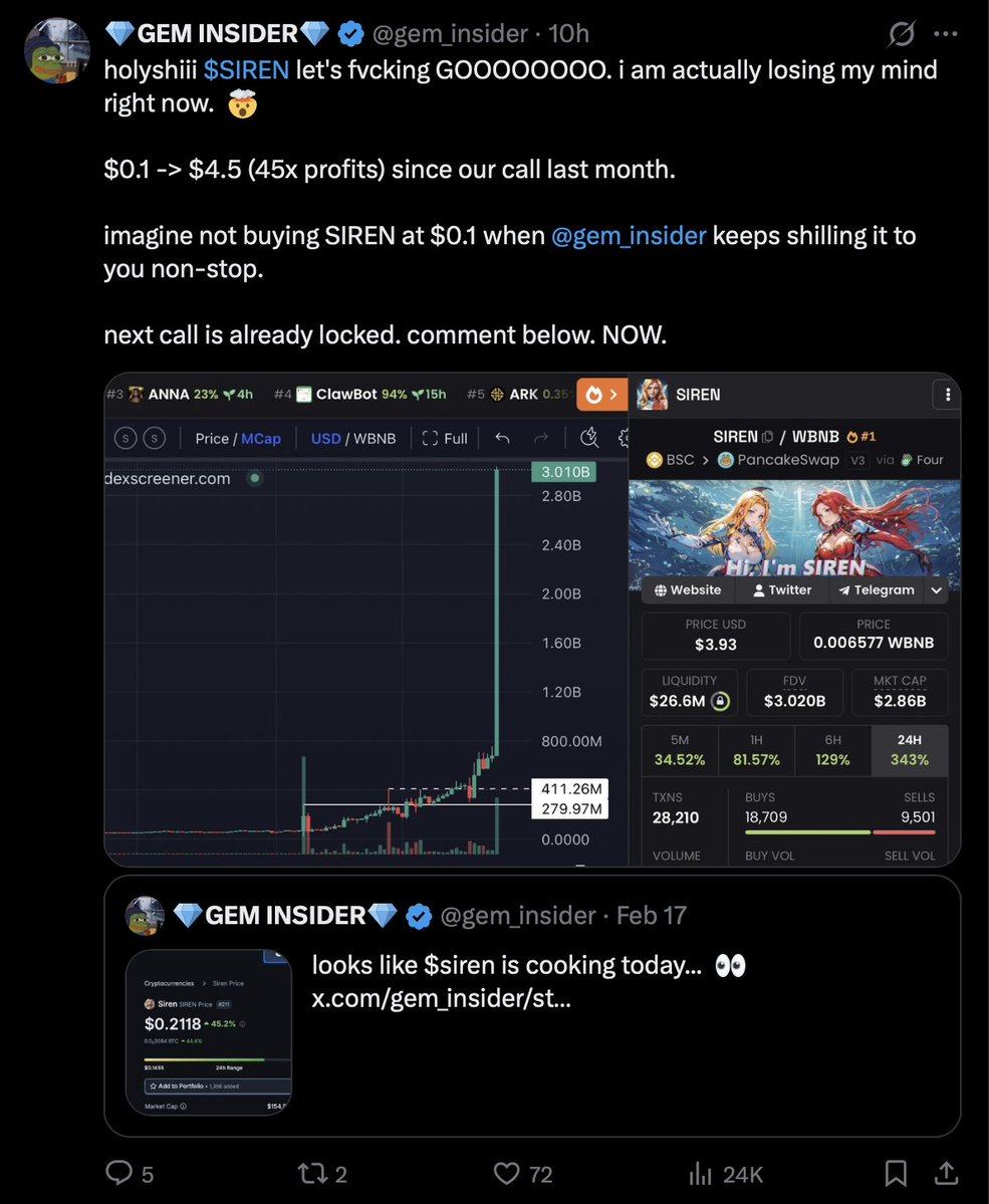 💎GEM INSIDER💎 tweet media