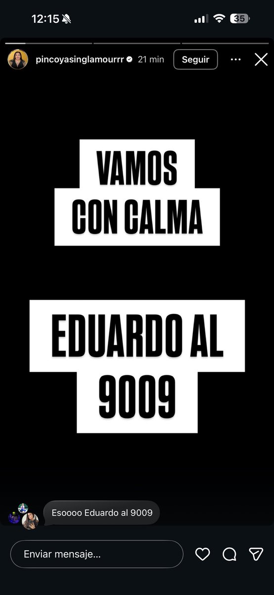 EDUARDO AL 9009 tweet media