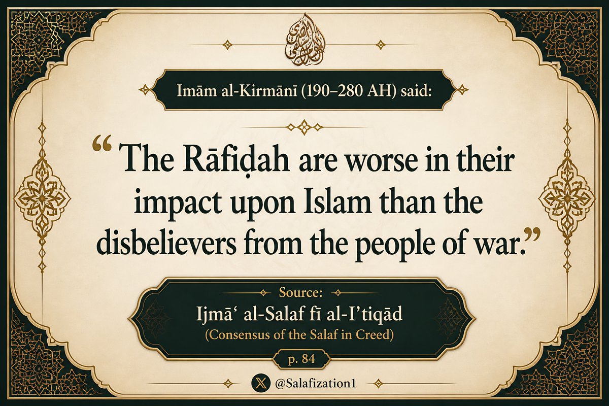 أَبُو إِسْلَامَ السَّلَفِيُّ الْمِصْرِيُّ tweet media