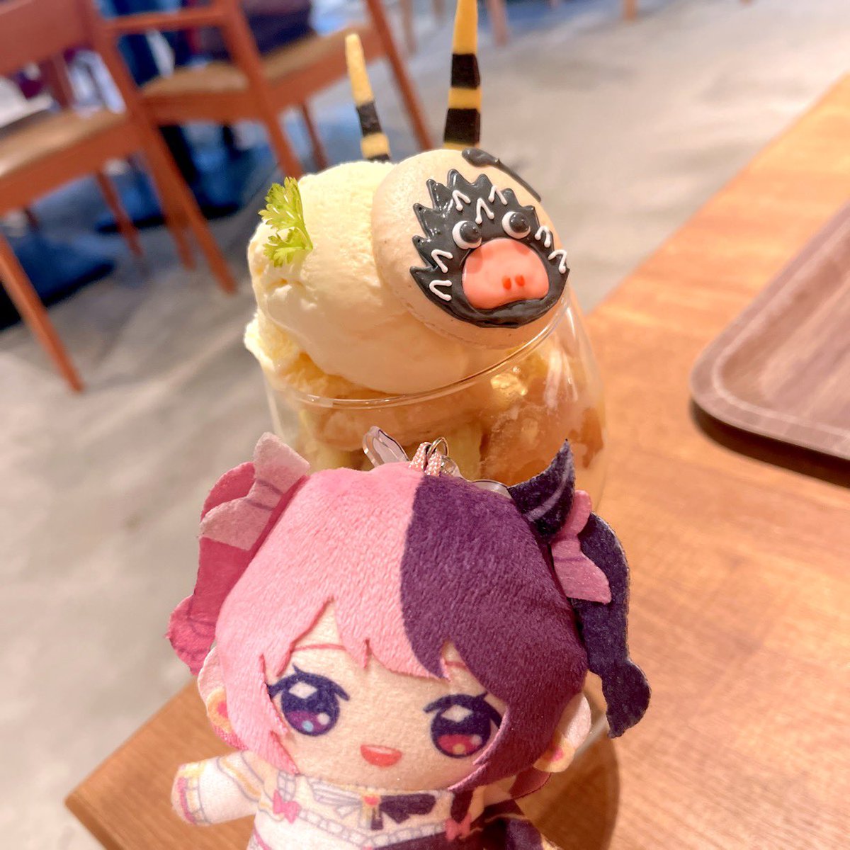 m_a_goof's tweet photo. ヤマアラシぱふぇ⤴︎ https://t.co/UhPYvie9aR