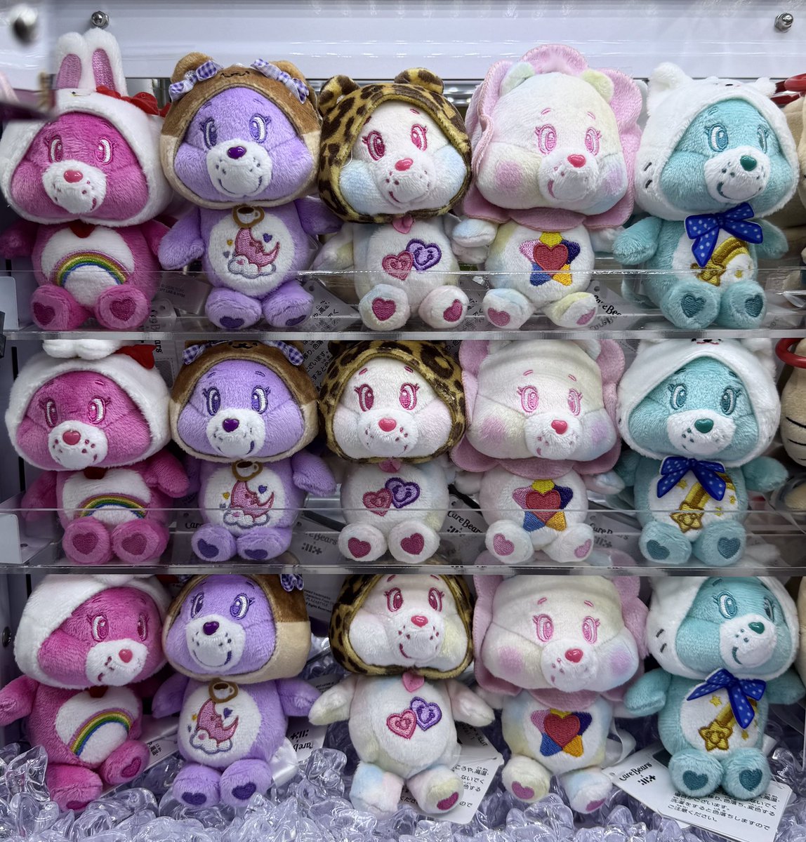 spnagahama's tweet image. 🧸景品入荷情報✨

「 #CareBears™× #ILLIT マスコットVol.1 ＆vol.2」
入荷しました！

最近流行りのケアベアとILLITの可愛すぎるコラボマスコット💖
少し大きめサイズで存在感もあってより可愛い!!✨

お求めの際は #スペースプラネット長浜 までお越しください！
 #プライズ