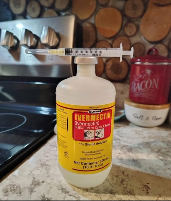 People have been asking about Ivermectin in my messenger, found this…
You can purchase the paste or the injectable solution at skymeds store. You mix the injectable solution with juice &amp; drink it.  

I draw the amount I'm gonna take with the syringe and then squirt into a little