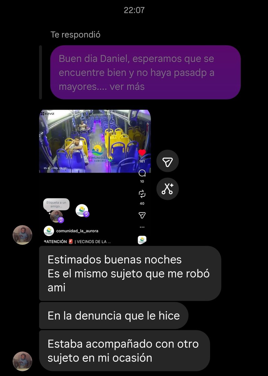 #Atención 🚨

La persona que realizo esta denuncia el 15 de abril (nosotros la publicamos el 16) nos indica por interno que el delincuente que robo a la chica en el bus, es el mismo que le robo a él. 
<a href="/PoliciaEcuador/">Policía Ecuador</a> <a href="/JohnReimberg/">John Reimberg</a>  el tipo ronda nuestro sector y es peligroso.

En