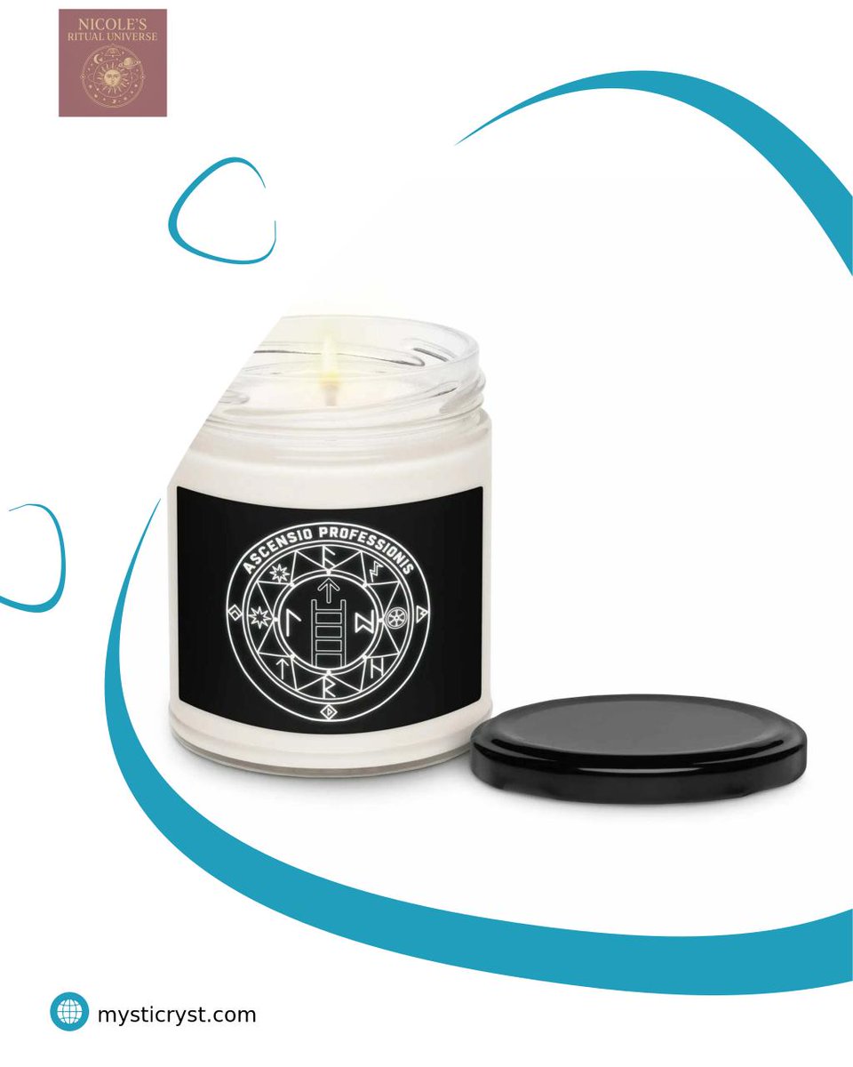 MysticrystNic's tweet image. Elevate your workspace and boost your motivation with Ascensio Professionis, our Career Advancement Magic Circle scented soy candle for just $30. Light it up and spark your journey! #CareerGrowth #ScentedCandles

Shop Now mysticryst.com/products/ascen…