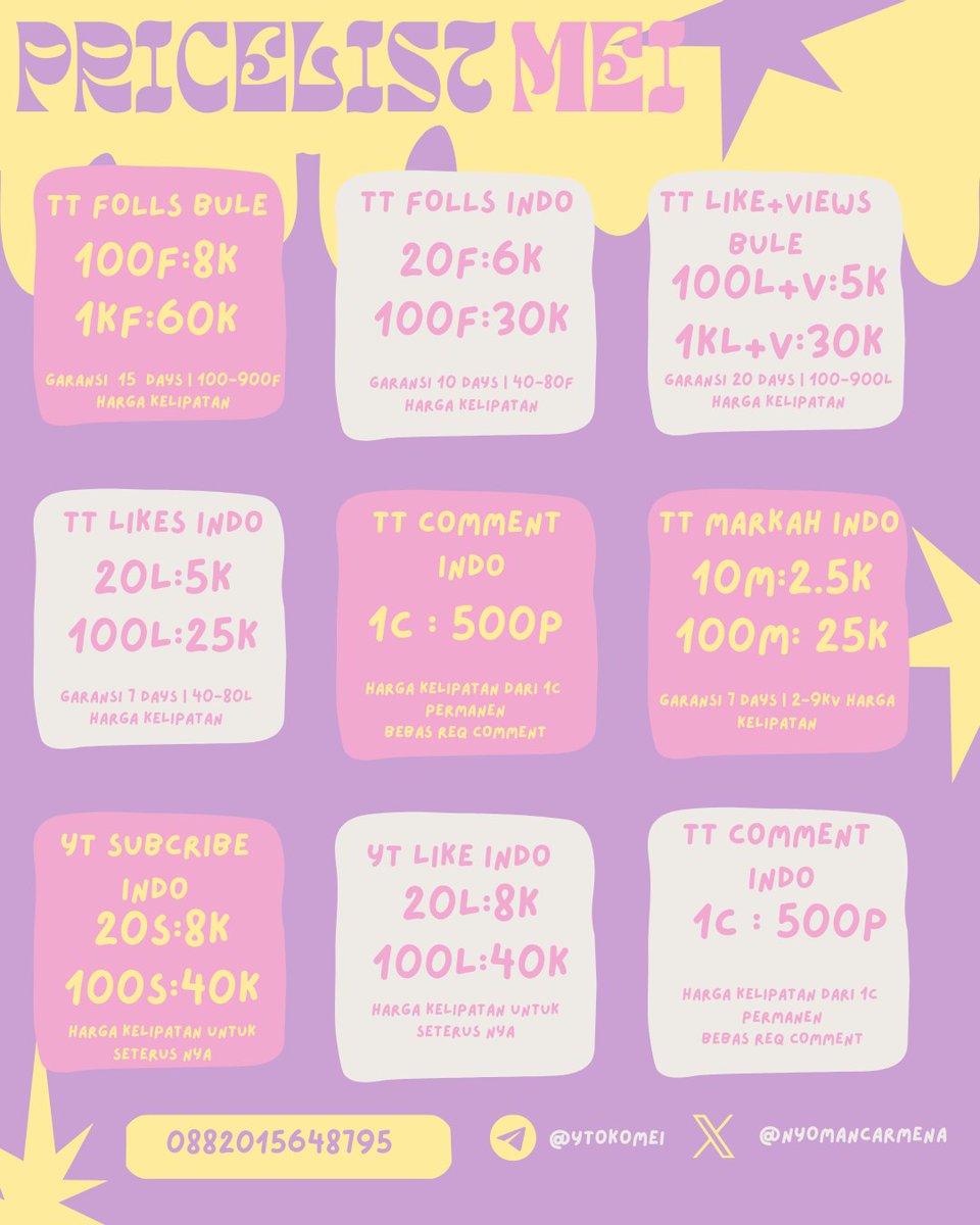 Mei love yo | jual folls view like acc zonauang tweet media