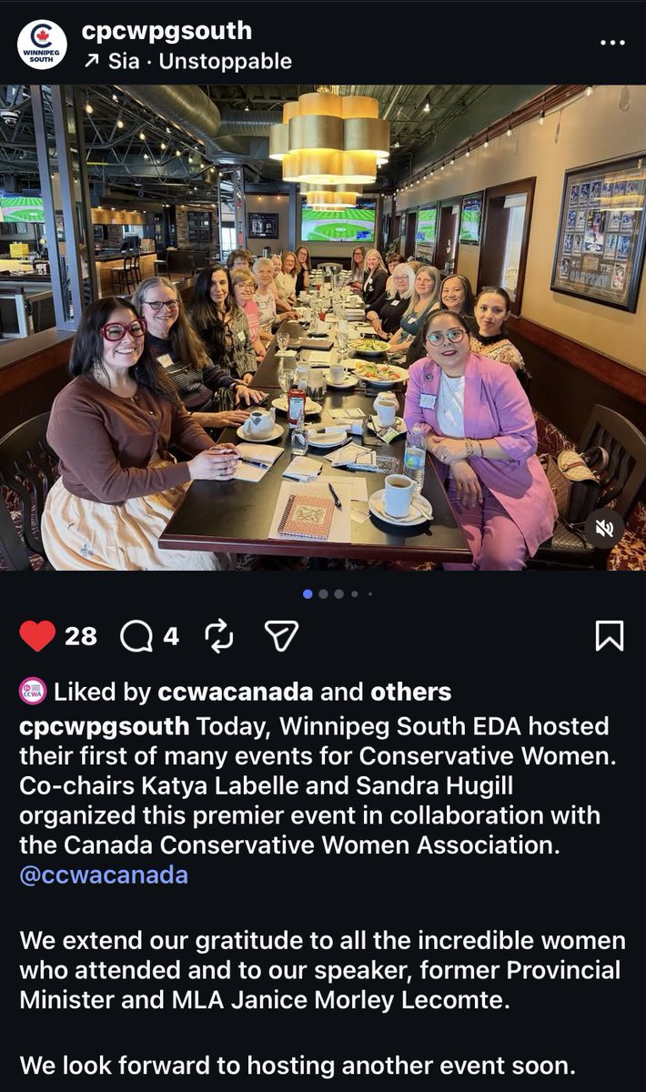 CPCwpg_south's tweet photo. What a great afternoon Luncheon at the Canada Women’s Conservative Assoc. #CCWA Unstoppable Winnipeg event! https://t.co/JMdlASS21i