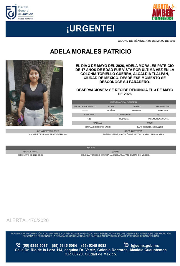 Alerta Amber CDMX tweet media