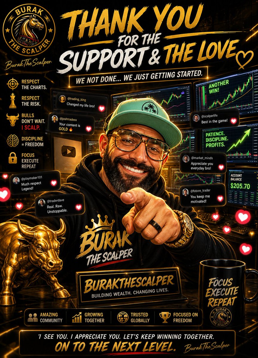 BurakTheScalper's tweet image. x.com/i/broadcasts/1… 

thank yall for the #support and the #love 

#goodnight  

#chart and #plans will be shared