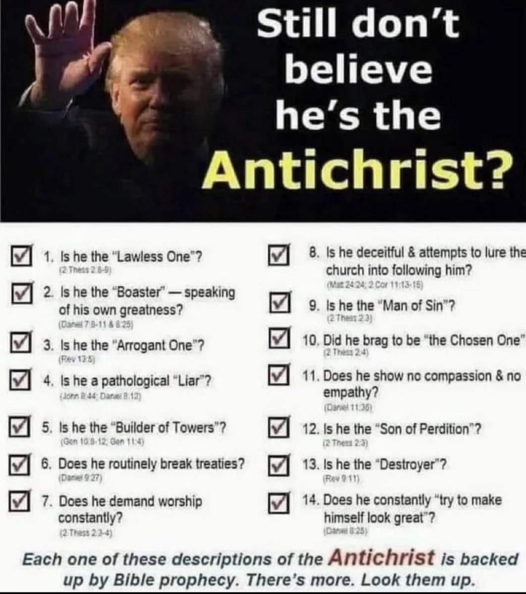 WeSee2024's tweet photo. PAY ATTENTION!!

Trump is intentionally trying to create FAMINE!!!

I’ve said it thousands of times he’s the antichrist. 

Stock up on supplies if you can!

If you can’t afford rent, bills, etc, try moving together with family members or friends if possible. 

One rent, one utility bill is better than multiple.