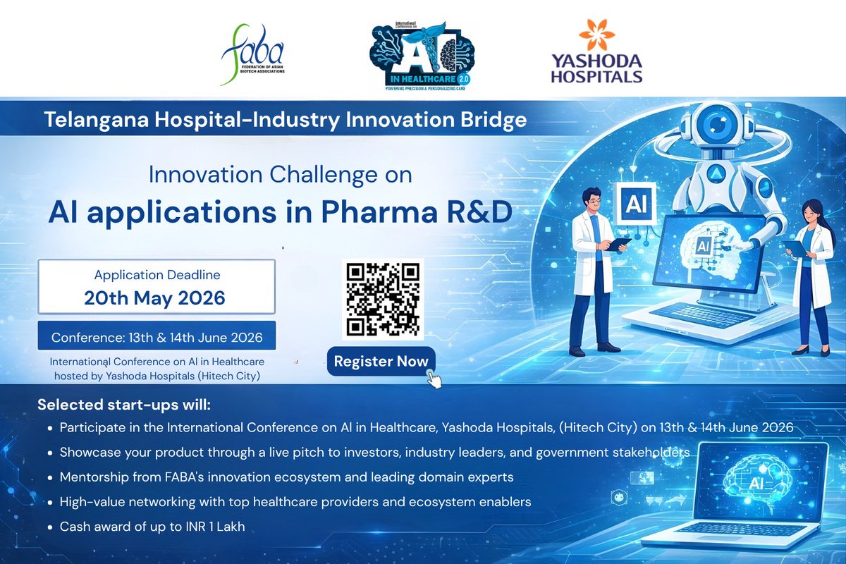 bio_faba's tweet photo. India makes ~20% of the world’s generic medicines.

But in drug discovery, our contribution remains limited.

AI is beginning to change this, rapidly.

The question is:
Will Indian innovators lead this shift? https://t.co/9gvGhhjwm1