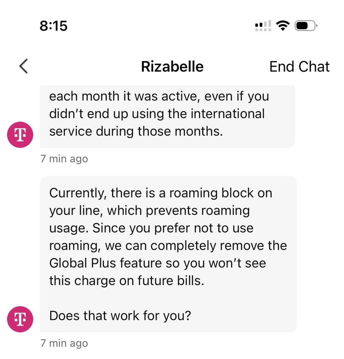 shaelipp's tweet image. @TMobile @TMobileHelp T-Mobile has been charging me for roaming for 3 months even though I’ve had a roaming block on my account during those three months.

Won’t offer any refund or credits to my account. Completely unethical. 

#tmobile #scam