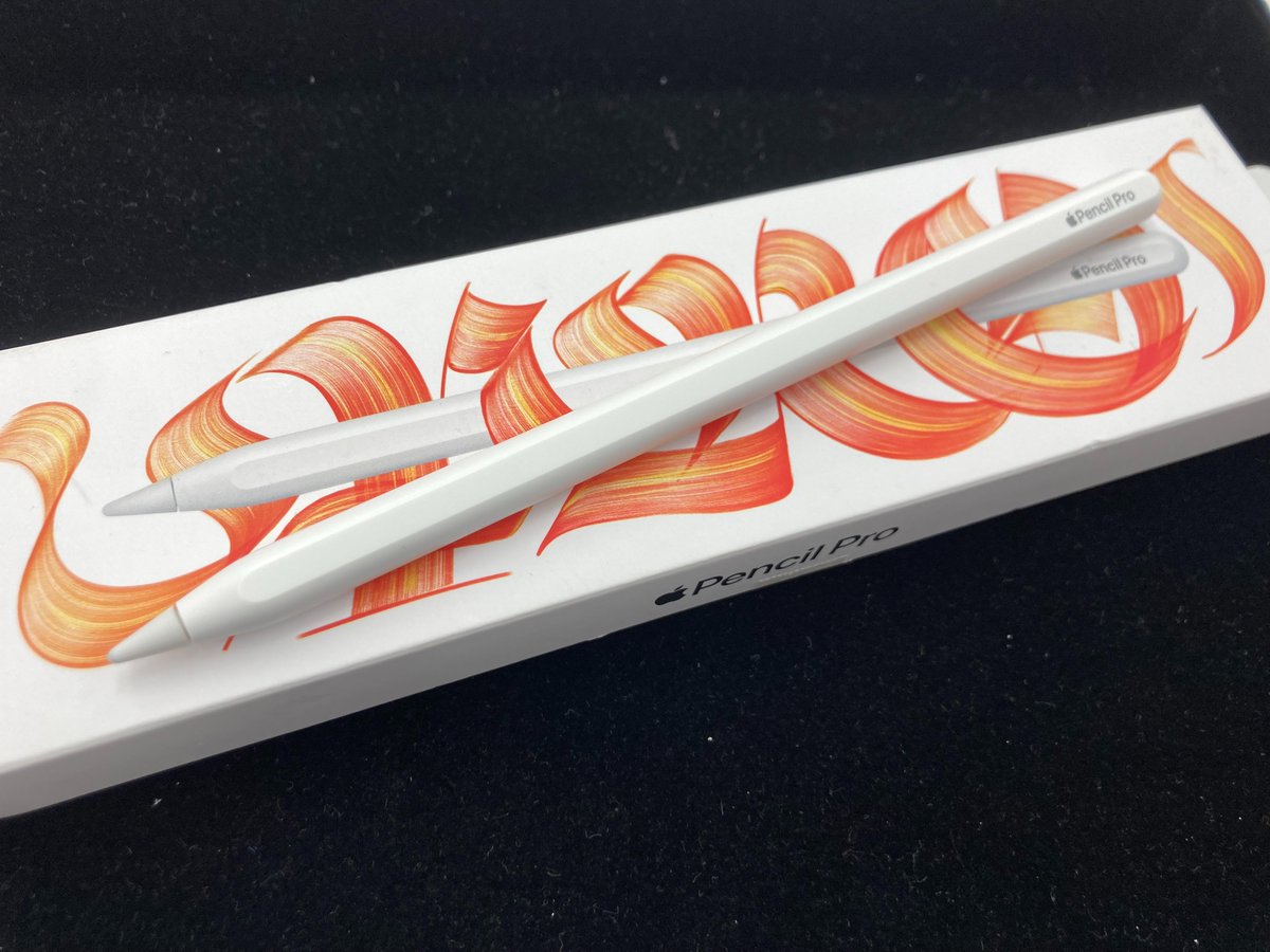 新古品　Apple pencil Pro 中古でApplePencilProがキタぁぁぁぁ！！ Apple Pencil Pro MX2D3ZA／A