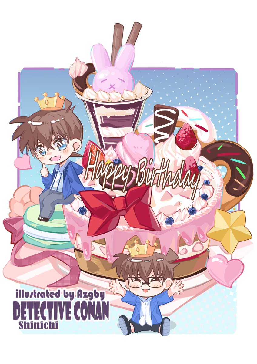 lucy230023's tweet photo. #名探偵コナン 
#工藤新一誕生祭2026
#工藤新一 

Happy birthday to Shinichi/Conan https://t.co/Iffy9k6UDa