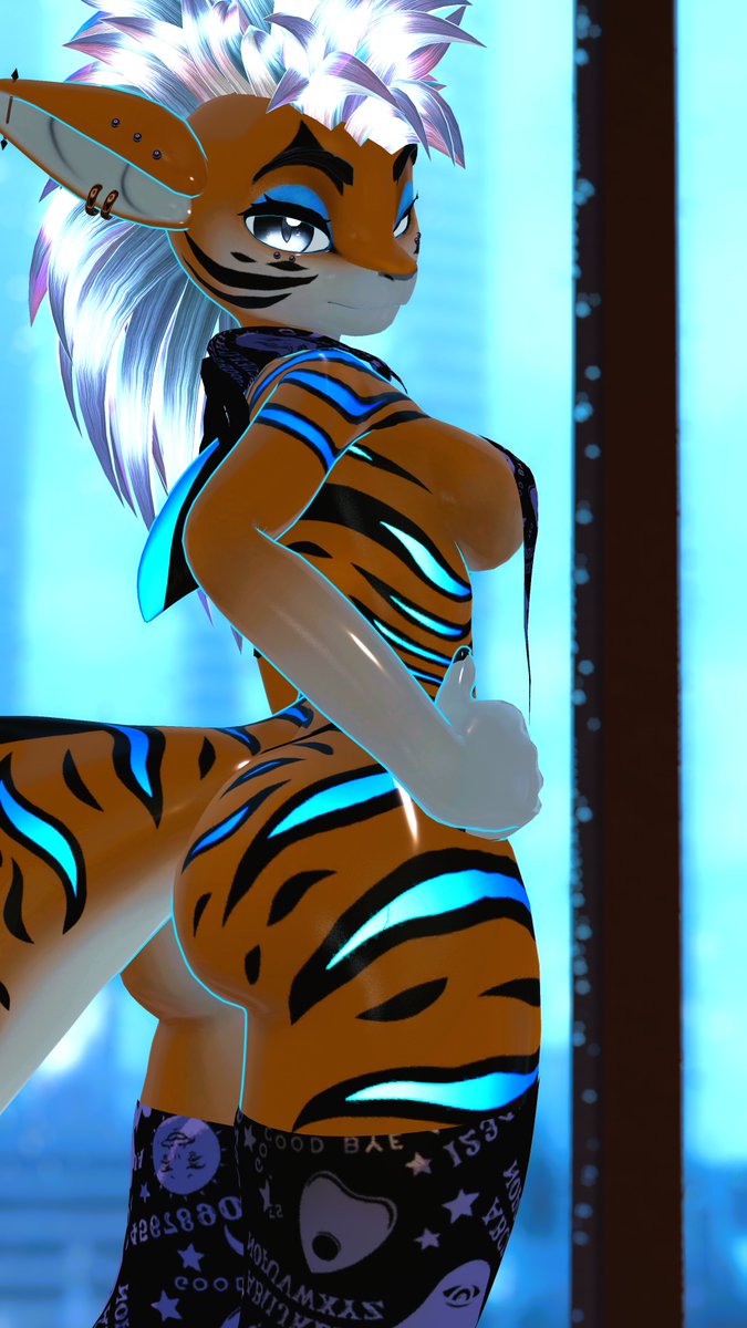 yumi_vrc's tweet photo. Looking at me like that just makes me more excited to show you more 😋 https://t.co/raNUjvrFDw