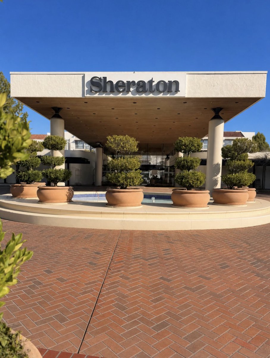 PASheraton's tweet photo. Who’s ready for summer? ☀️ Plan your getaway at Sheraton Palo Alto—right in the heart of downtown and steps from Stanford, live music, world-class dining, shopping &amp; more! 🌴✨ #PaloAlto #SummerTravel #Staycation #ExploreLocal #TravelGoals https://t.co/KFGYuweeei