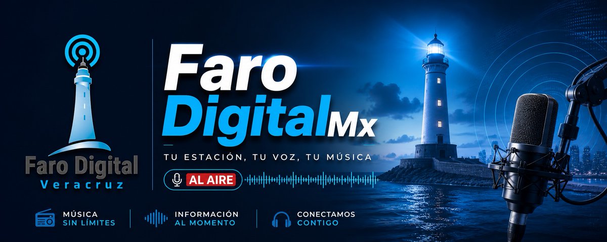 FaroNoticias1's tweet image. 🎙️ ¡Ya estamos al aire en #FaroDigitalMx!

Música, info y buena vibra 24/7 🎧🔥

💙 Síguenos y dale like
📡 Conecta con tu estación digital
#RadioOnline #EnVivo #Veracruz

👉👉👉 zeno.fm/radio/radio-fa…