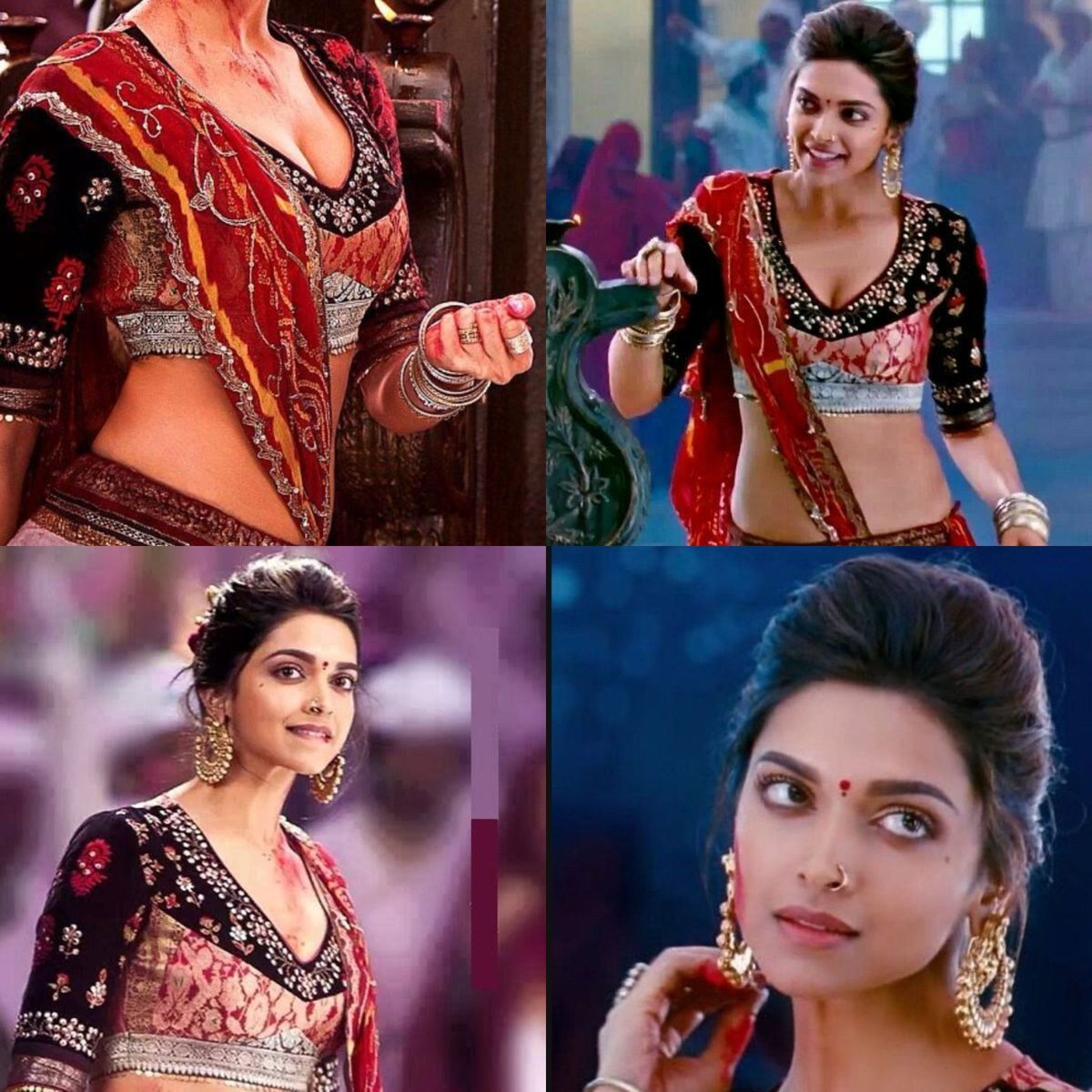 The beautiful Deepika Padukone in " Ram Leela" in 2013