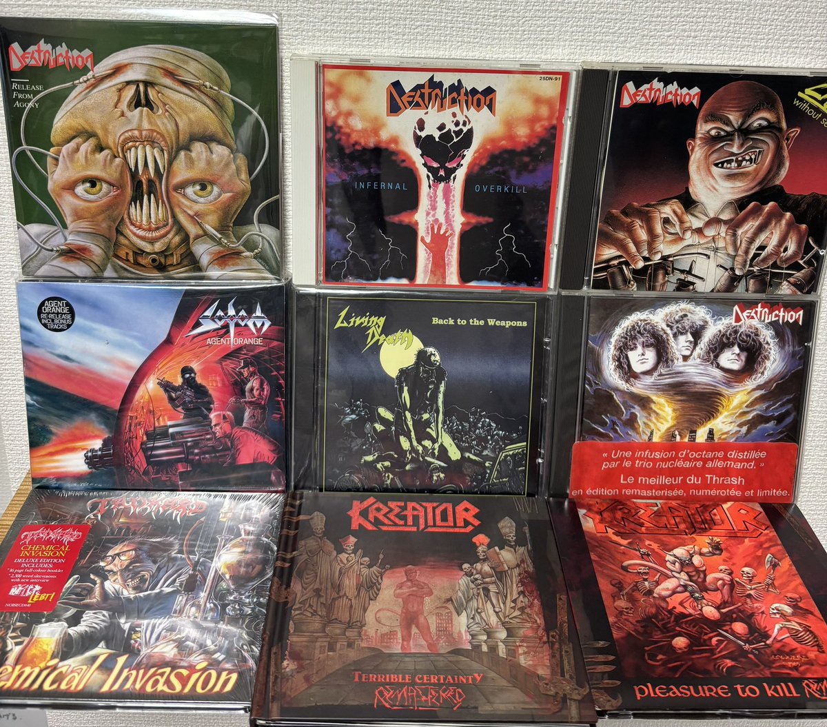 mayweatherjudah's tweet image. G.W 好きなジャーマンスラッシュメタ9枚集めてみました。
#thrashmetal