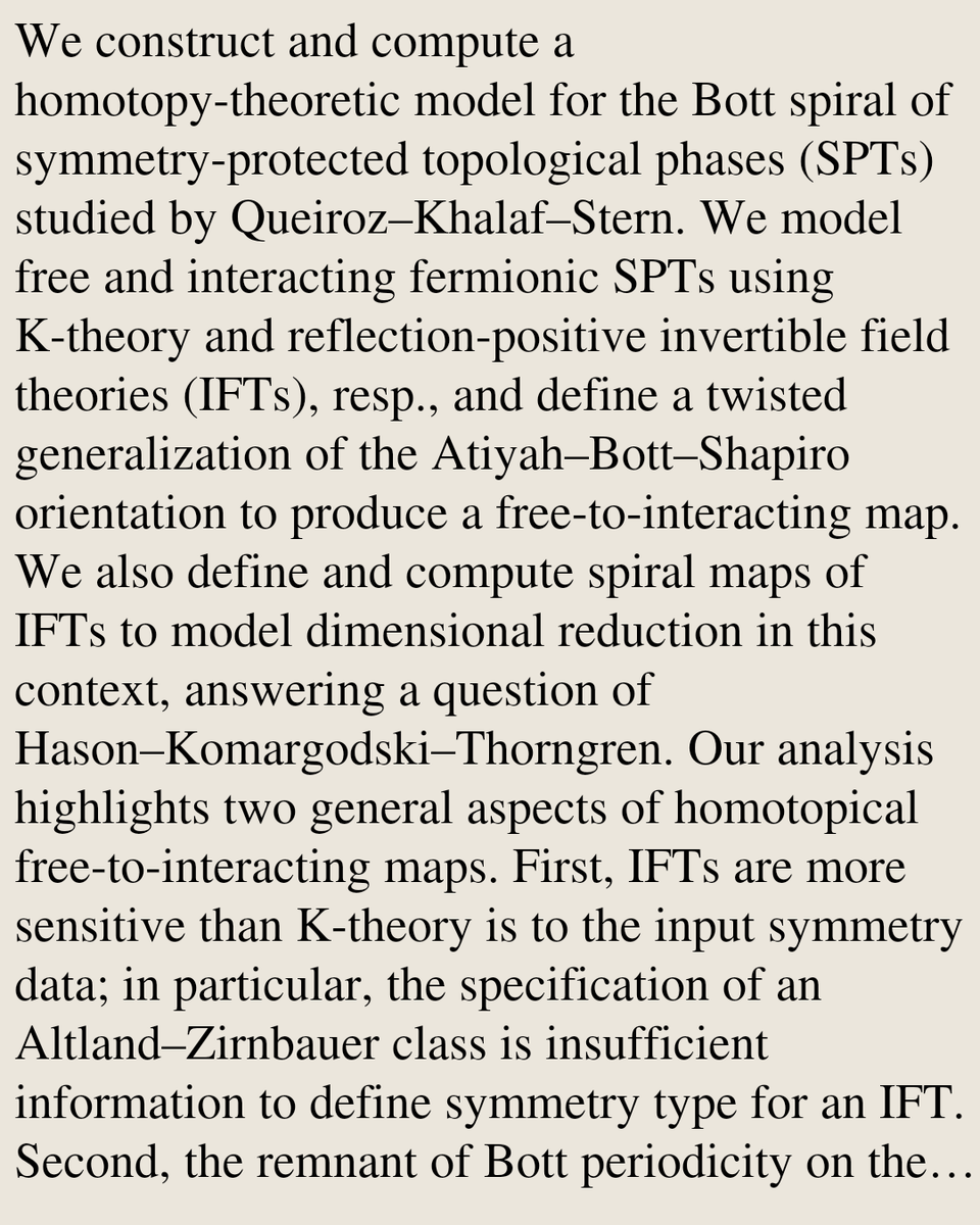 Mathematical Physics Papers tweet media