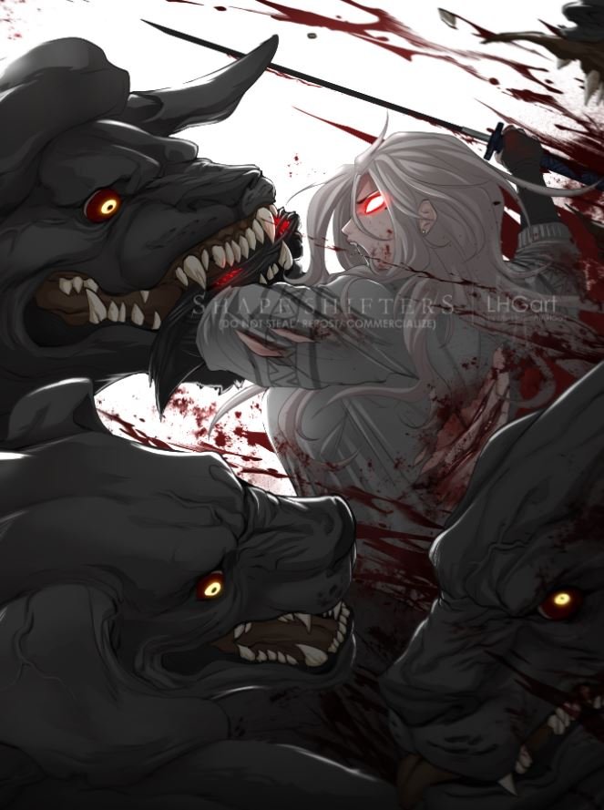 LHGart's tweet photo. Hellhounds [OC, repost] https://t.co/bDIUynLDXo