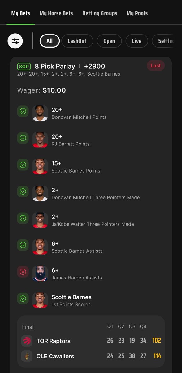 Doug85116849's tweet photo. @FanduelGuru777 Yeah Mr Hardens killed a First Basket parlay of mine as well. https://t.co/VWG2OxKdMo