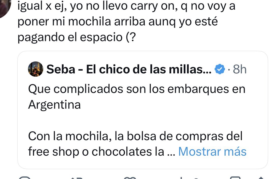 Seba - El chico de las millas ✈️ tweet media
