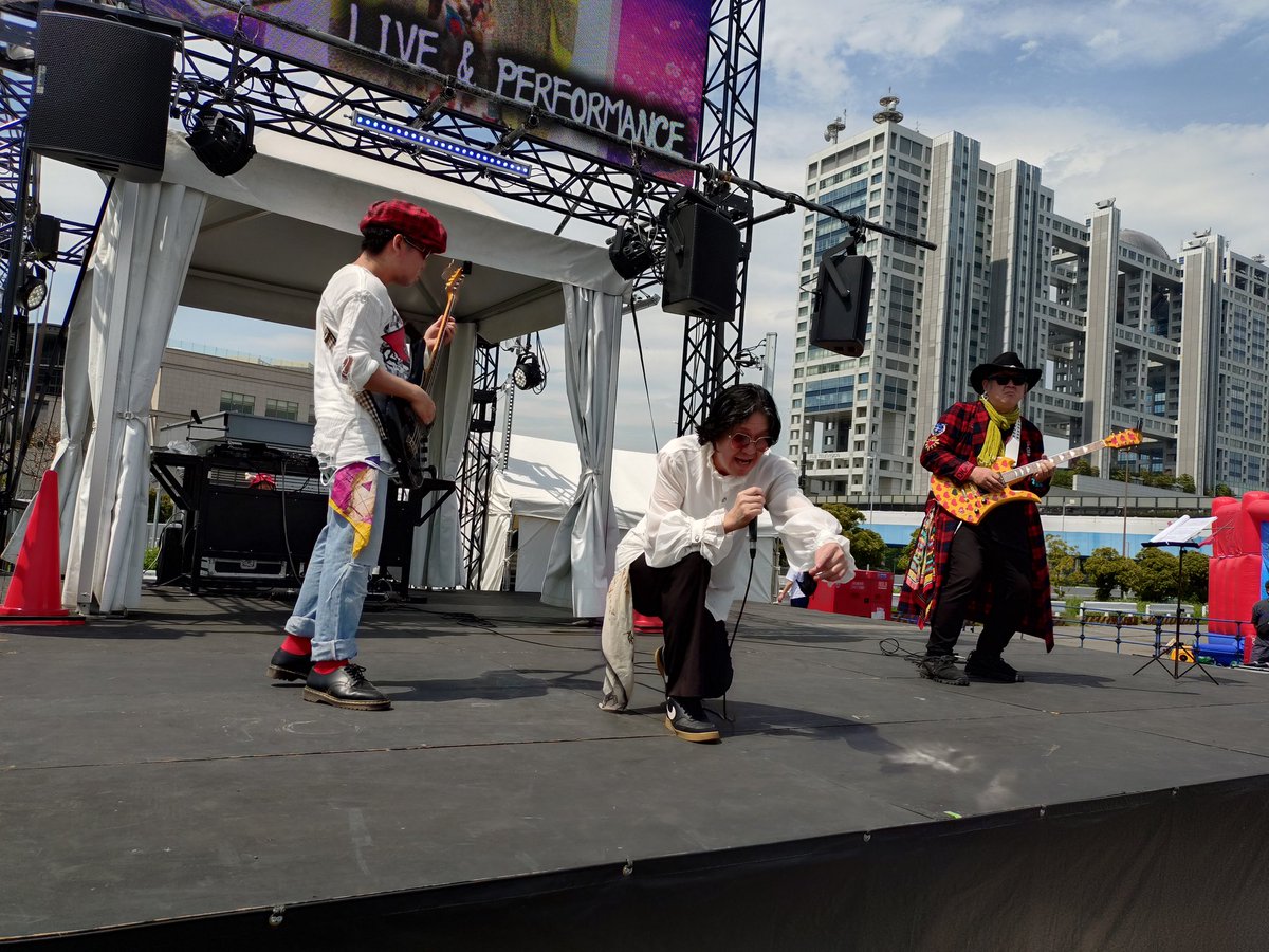 yW3tS71VDyPurA0's tweet image. お台場肉フェス🥩🍗2026
ゴールデンウィーク後半🍀
パーツイシバさんのライブステージ🎤
その3
＃肉フェス
＃アラン　さん
＃パーツイシバ　さん
＃トミーK　さん