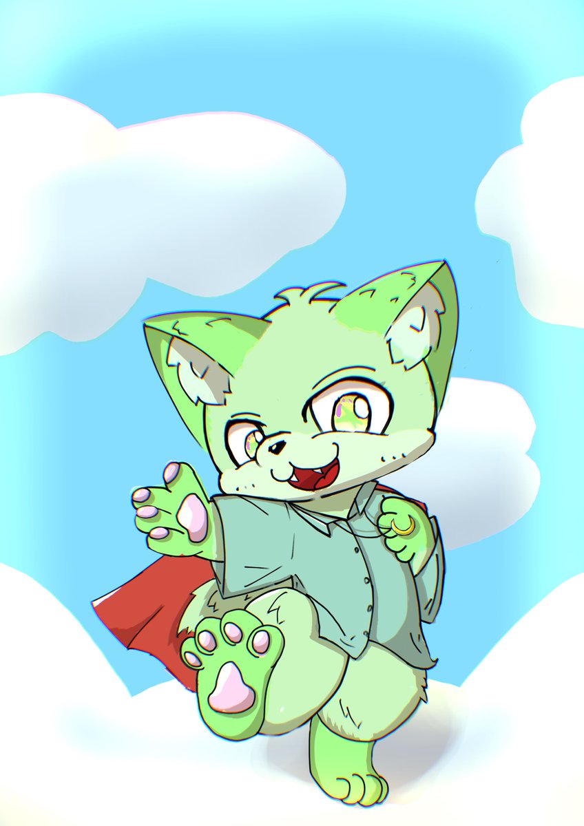 cha_maru_st's tweet photo. かなり前にロック画面用に描いたやつ https://t.co/ThsicAW1nA