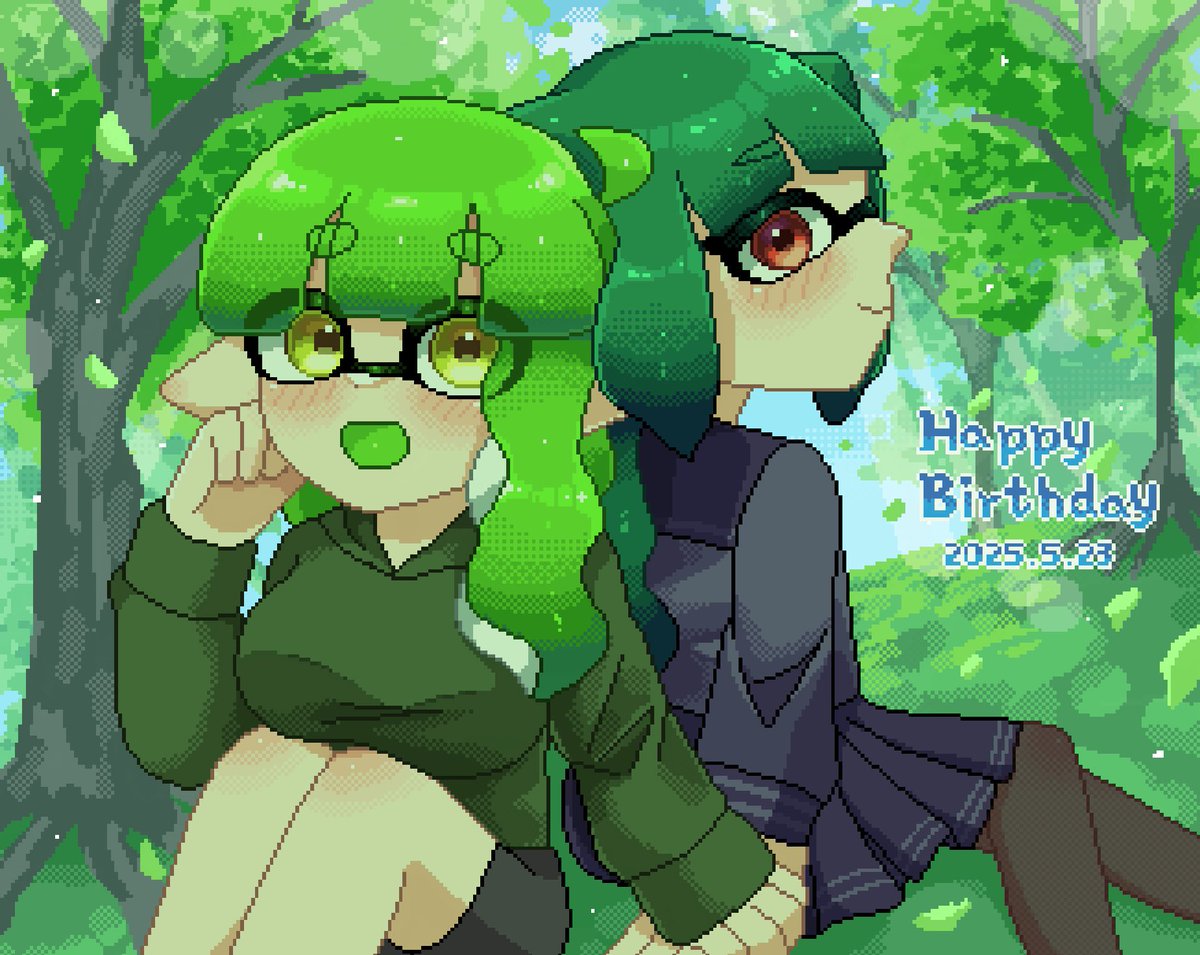 #みどりの日なので緑のイカタコを貼ろうぜ
うちのケロンちゃんをみて💚💚💚